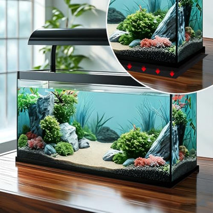 NBEADS 2 Pcs Neoprene Foam Self-Adhesive Board, 19.7x13.8 Inch Black Craft Foam Sheet, Aquarium Fish Tank Leveling Mat Shock Absorbing Pad