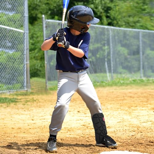 KRUI Baseball and Softball Batter's Leg Guard for Youth and Adults