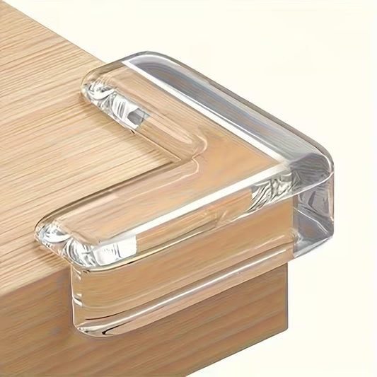 30 Transparent PVC Soft Bumper Corner Guards for Glass Table Edges, Coffee Tables, and Window Protection