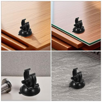 VICASKY 14pcs Fish Tank Suction Cup Clips for Aquarium Tubing Easy Installation Secure and Abs Material Replacement Hooks for Water Tank Accessories
