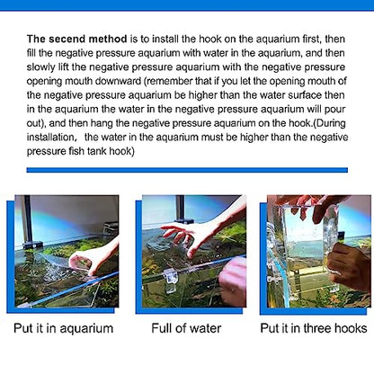 Negative Pressure Aquarium Fish Tank Cool Fish Tank Aquarium Water replenishers Water Level auto-Refill Maintenance
