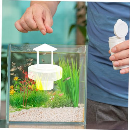 ABOOFAN Humidifier Splash Guard for Fish Tank Rockery Design Easy to Install -Splashing Feature Construction for Aquatic Decor and Humidifiers