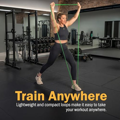 GoFit Resistance Band - color: Green, size: 30-50-Pound
