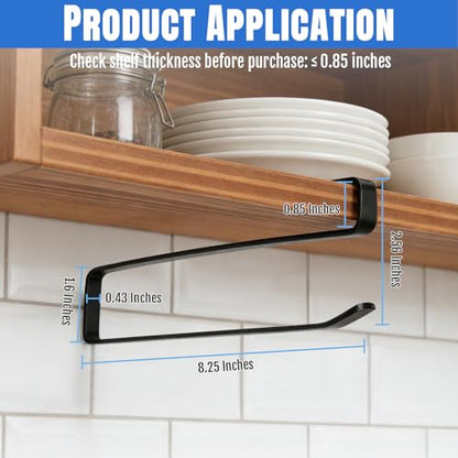 2 Pack Tumbler Lid Organizer, Versatile Cup & Water Bottle Lid Holder, Upgraded Kitchen Space Saver & Under Cabinet Storage, No Adhesive or Drilling Needed, Multi-Use Tumbler Lid Holder, Black - style: 2 Pack, Black