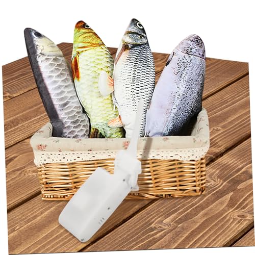 2pcs Electric Fish Toy Movement Part for DIY Pet Plaything Durable Plush Fish Accessory USB Power Supply Smooth Surface for Boys and Girls