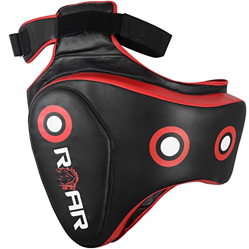 ROAR-INT MMA Thigh Pad Kickboxing Muay Thai Pads Boxing Leg Guard MMA, Punching, Taekwondo, Martial Arts Training Kick Leg Protector Guard - size: Right-Leg