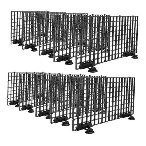 ORFOFE 1 Set Aquarium Divider Plastic Grid Sturdy Fish Tank Partition Board for Isolation and Breeding Easy Installation Compatible with Various Efficient Filtration Grid