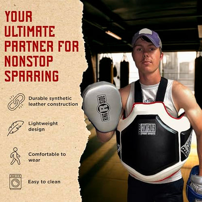 Contender Fight Sports Boxing Body Protector with Shock Absorbing Foam