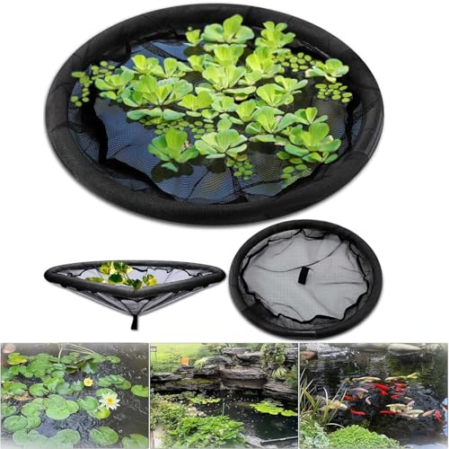 Round Pond Plant Floating Plant, Fish Pond Floating Planters 18/24/32/36in Floating Island Plant Protector Round Floating Plant Ring in Ponds and Garden Water Features Pond Decor - size: 91CM/36INCH
