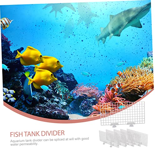 1set Fish Breeding Divider Aquarium Isolation Board Tank Separator Design for Mixed Breeding Aggressive Fish Separation Easy to Install and Expand