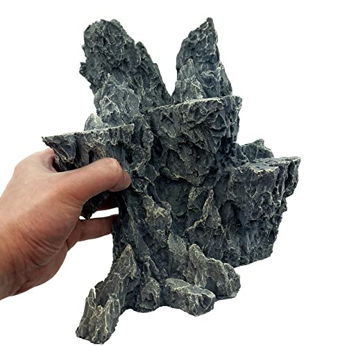 Fish Tank Decor Rocks.Aquarium Decoration Model.Easy and Quick Solution for Aquascaping.(Sky City)