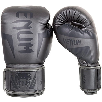 Venum Elite Boxing Gloves - color: Grey/Grey, size: 10-Ounce