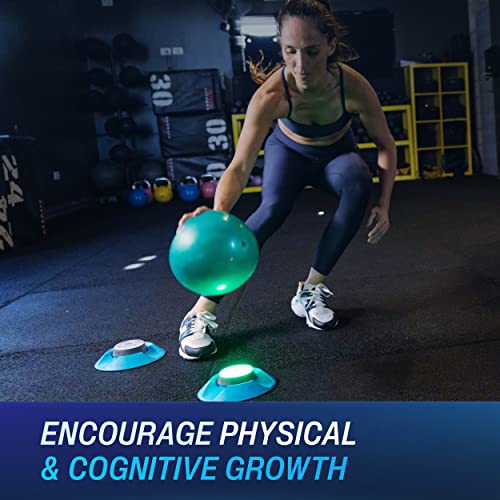 BlazePod Reaction Training Kit Smart Pods for Speed, Agility & Cognitive Drills - Pro-Level Training for Athletes, Trainers, Therapists & Coaches - App Access Included (4 Pods) - color: 4 Pods | Starter Kit