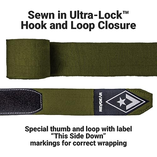 Revgear 2-Inch Wide Elastic Hand Wrap - color: Army
