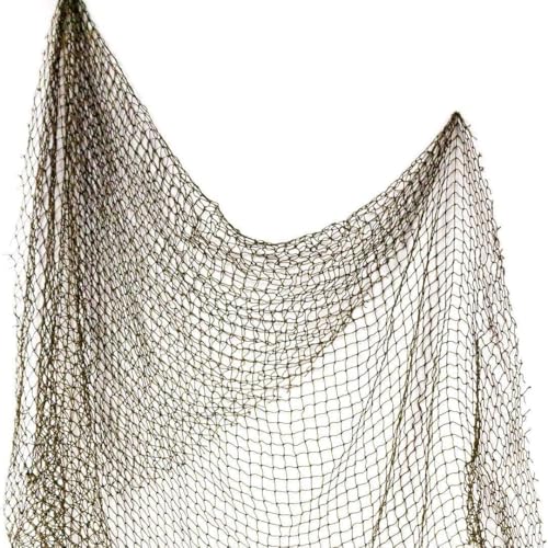 COLIBROX Fishing Net 5'x10' ~ Commercial Fish Netting ~ Old Vintage Decor