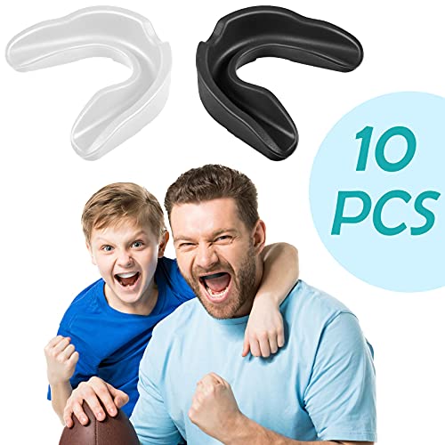 Frienda Adult Mouth Guards for Sports with Case - color: White, Black