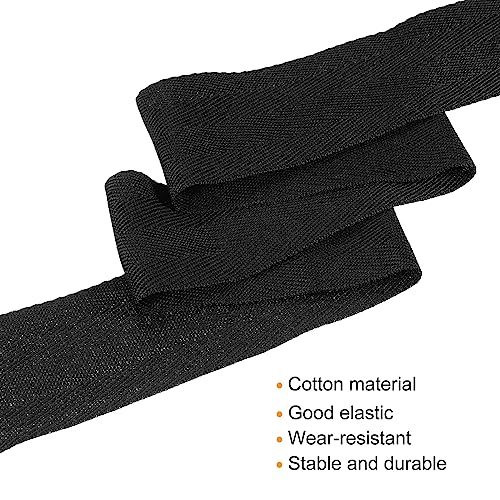 PATIKIL Boxing Hand Wrap Elastic Martial Arts Fist Bandages for Thai Kickboxing - color: Black