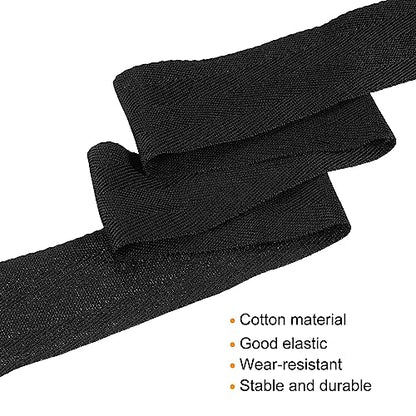 PATIKIL Boxing Hand Wrap Elastic Martial Arts Fist Bandages for Thai Kickboxing - color: Black