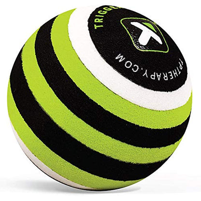 Trigger Point MB1, Balle De Massage, Massage Pronfond Des Tissus Muscluclaires, Vert, Blanc Et Noir, 2.6''/5cm