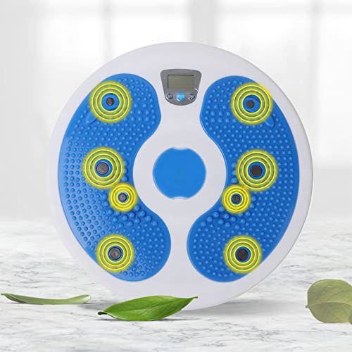 Rotating Balance Board with Magnetic Twisting Disc for Waist, Ankle and Body Exercise, Aerobic Fitness Training Equipment