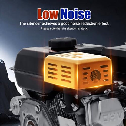 7.5HP Go Kart Engine 212cc 4 Stroke Gas Engine Horizontal Engine OHV Gasoline Air Cooling Go Kart Engine Motor for Lawnmower Scarifier Go Kart Compressor