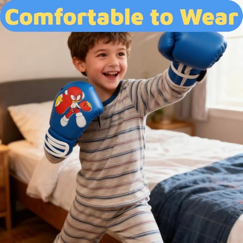 Boxing Gloves for Kids Kids Boxing Gloves Red Blue - size: shock boy