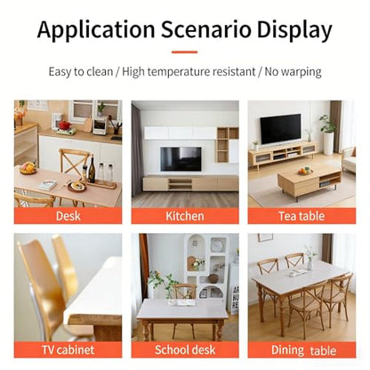9x18 Inch Multi Size Clear Silicone Dining Table Protector Tablecloth Desk Pad Mat Wooden Furniture Coffee Screen Protection Pad Cover Dressing Kitchen Countertop Topper Waterproof - size: 9in x 18in