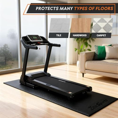 ZENY Large Exercise Equipment Mat 96"x38"