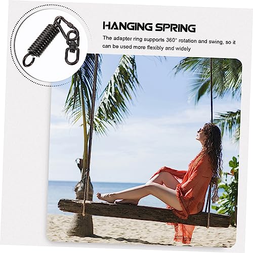 1 Set Heavy Duty Swing Spring Set of Metal Hammock Springs for Outdoor and Indoor Use for Swing Chairs Hammocks and Sandbags