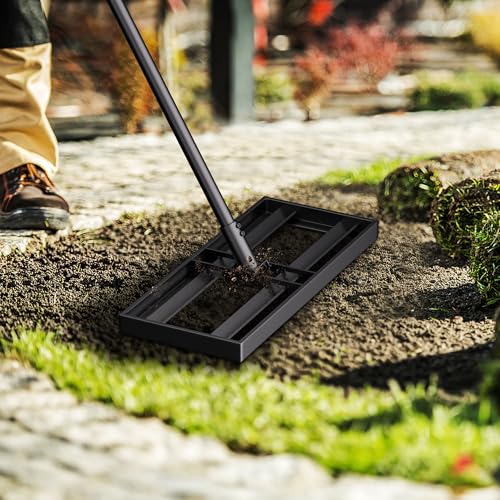 Lawn Leveling Rake,Leveling Rake for Soil or Dirt Ground Courtyard