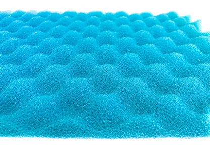 Wave Point Aquarium Bio Sponge Foam Filter Media Pad Cut-to-fit for Fish Tank Sump Pond 17" x 11" x 1/2" to 1" (1 Set (3 PCS))