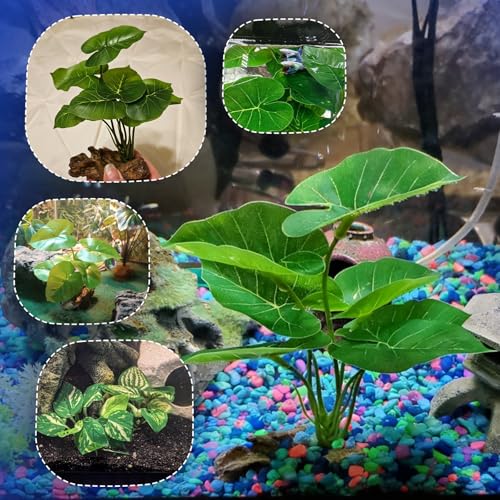 12 Pcs Betta Fish Tank Decor，Silk Aquarium Plants Green Fish Tanks Decoration Plants, Aquarium Decorations Green Plants - size: 12 Pcs Silk Aquarium Plants（Style A）