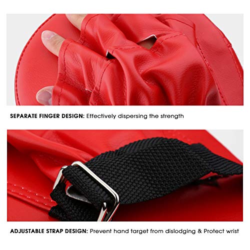 Punching Mitts, Kicking Palm Pad Target Mitt Glove for Boxing, Muay Thai Focus Training Punching Pads Punching Pads