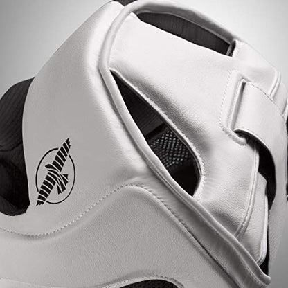 Hayabusa T3 Adjustable MMA Headgear - color: White/Black, size: Large