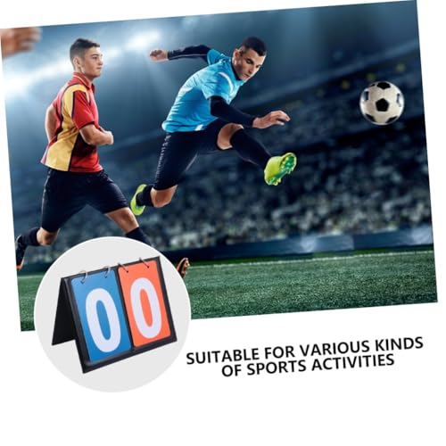 PRETYZOOM Double-Sided Flip Score Counter 2-Digit Manual Score Flipper for Sports Game Night and Training