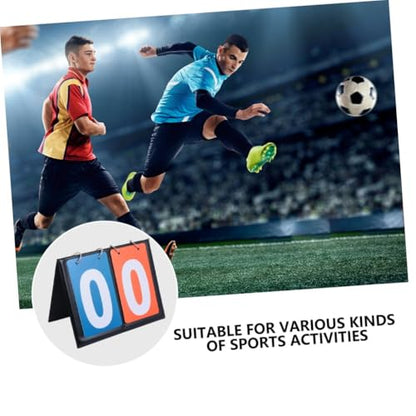 PRETYZOOM Double-Sided Flip Score Counter 2-Digit Manual Score Flipper for Sports Game Night and Training