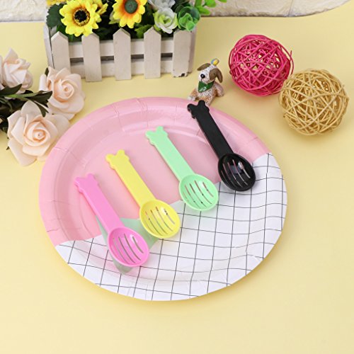5-Pack Multifunctional Bath Sand Scoop, Pet Bedding Scoop, Hollowed-Out Bath Sand Scoop for Small Pets Such As Hamsters, Gerbils, and Dwarf Rabbits
