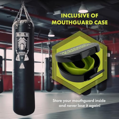 DAMAGE CONTROL Extreme Impact Sports Mouth Guard w/Case – Mexican Flag - color: Mexican Flag Ei, size: Adult