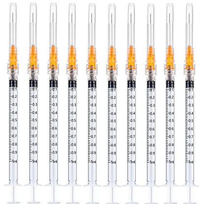 15Pack 1ml/cc Plastic Sterile Syringes with 25Ga and Cap, for Scientific Labs, Industrial Adhesives, Individually Package - style: 15 Pack - 1ml 25G 1.0 Inch