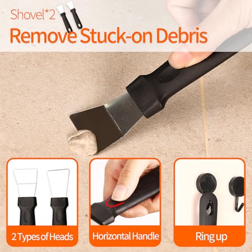 19 Pcs Small Crevice Cleaning Brush Set, Groove Gap Cleaning Tool for Cleaning Kitchen, Bathroom, Corner, Sink, Door, Blinds, Faucets, Window Track,Cup