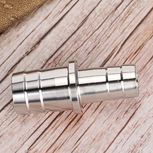 Aquarium Stainless Steel Water Pipe Adapter Fittings Joint Connector for Fish Tank12mm to 16mm (12 to 16mm stainless steel reducer)