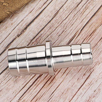 Aquarium Stainless Steel Water Pipe Adapter Fittings Joint Connector for Fish Tank12mm to 16mm (12 to 16mm stainless steel reducer)