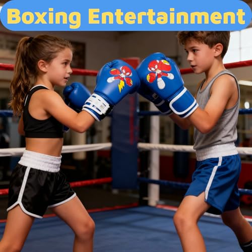 Boxing Gloves for Kids Kids Boxing Gloves Red Blue - size: shock boy
