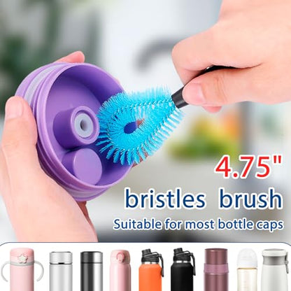 Water Bottle Cleaner Brush，Bottle Brush Tube Cleaning Lab Set with Long Handle，for Cleaning Beer Bottles, Wine Bottles,Bong，Straw Cleaner ，Crevice Cleaning，Straw Cleaner，Baby Bottle
