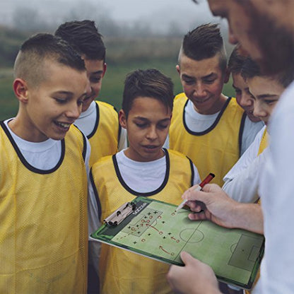GoSports Premium Dry Erase Coaches Clipboards – Basketball, Baseball, Football, Soccer, Hockey, Volleyball, Lacrosse - color: Soccer