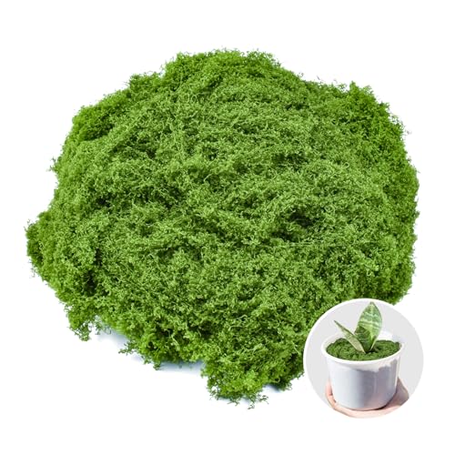 Fake Green Moss for Crafts 10.6 Oz Decorative Artificial Moss for Crafts Decorative Faux Moss Table Centerpieces Wedding Party Decor Fairy Garden Floral DIY - color: 10.6oz