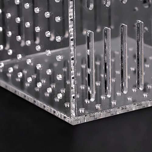 Clear Acrylic Fish Tank Isolation Box, Multifunctional Enclosure for Small Pets, 10.5 cm³, Water Flow Assurance