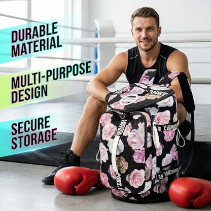 Gym Duffle Bag Backpack,4‑Way Waterproof with Shoe Compartment Travel Laptop - color: Red