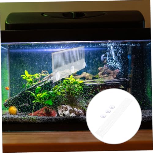 BESPORTBLE Aquarium Overflow Comb Fish Tank Divider Easy Installation Barrier for Interconnected Aquariums Cups