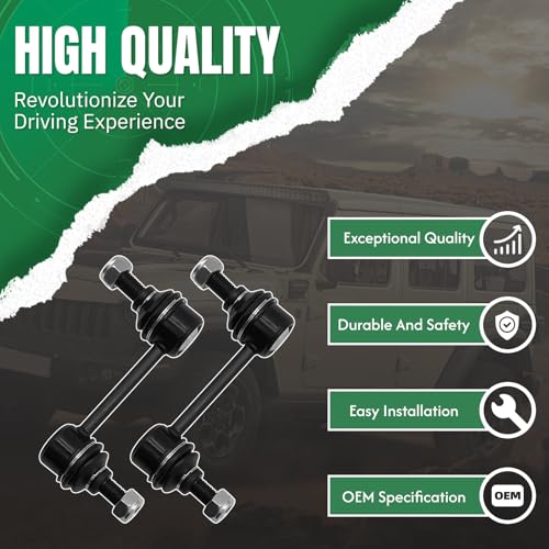 ‎‎2PCS Rear Stabilizer Sway Bar End Links for Hyundai 2007 2008 2009 2010 2011 2012 Santa Fe/Veracruz, Compatible With Kia 2009 2010 2011 Borrego, 2011 2012 2013 Sorento K750279 - size: K750279 X2